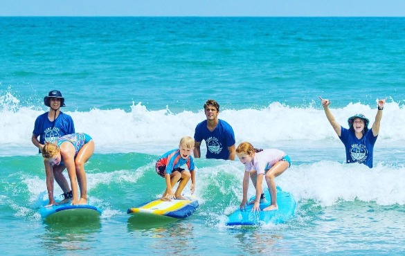 surfing lessons on topsail island | Coastline Realty Vacations