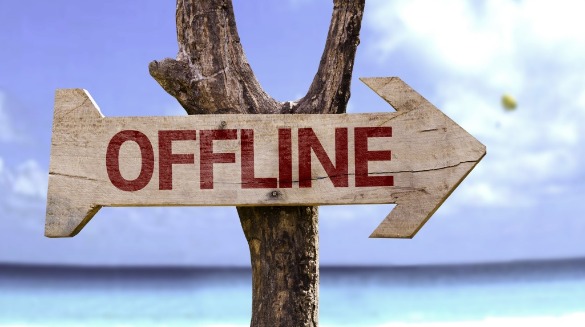 offline arrow sign at beach | Coastline Realty Vacations